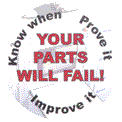 Your parts will fail. Marketing campaign.
